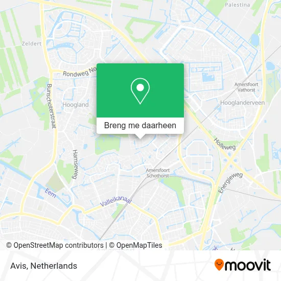 Avis kaart
