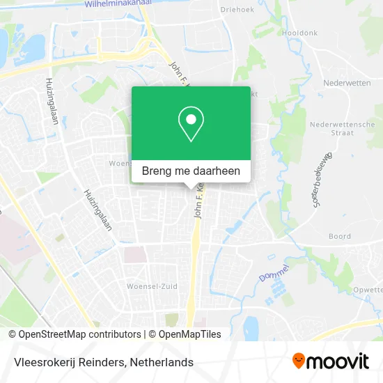 Vleesrokerij Reinders kaart
