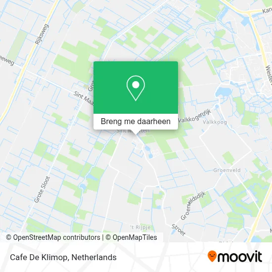 Cafe De Klimop kaart