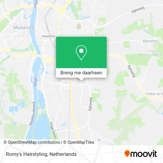Romy's Hairstyling kaart