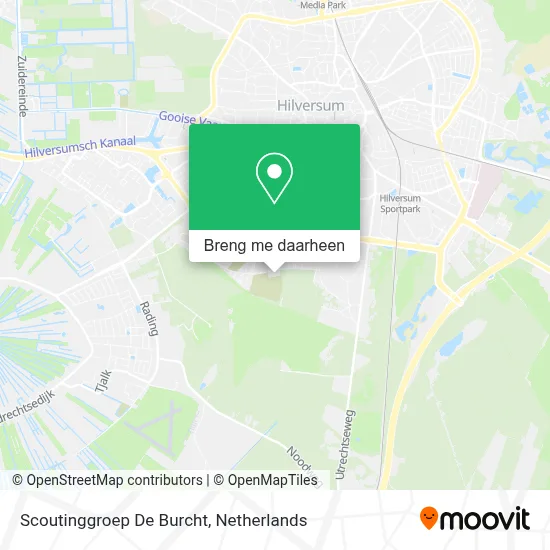 Scoutinggroep De Burcht kaart