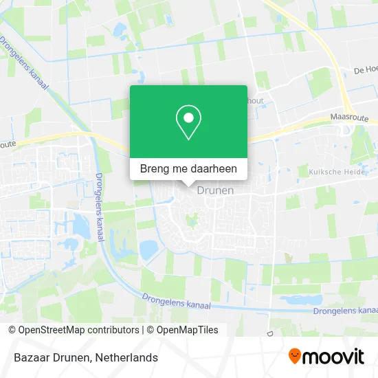 Bazaar Drunen kaart
