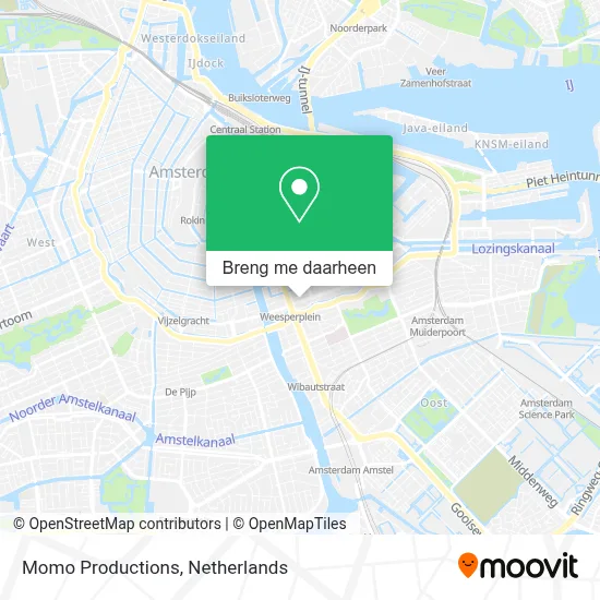 Momo Productions kaart