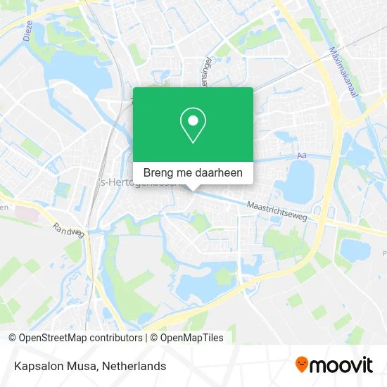 Kapsalon Musa kaart