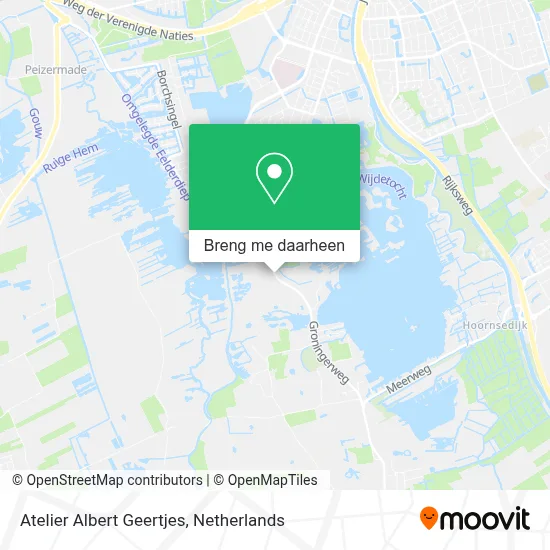 Atelier Albert Geertjes kaart