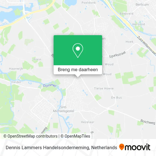 Dennis Lammers Handelsonderneming kaart