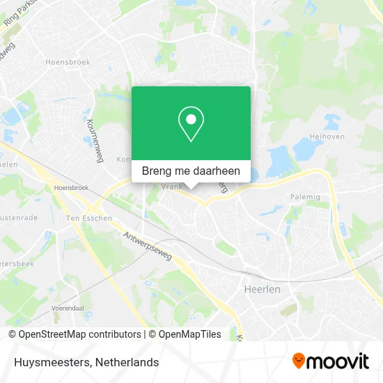Huysmeesters kaart