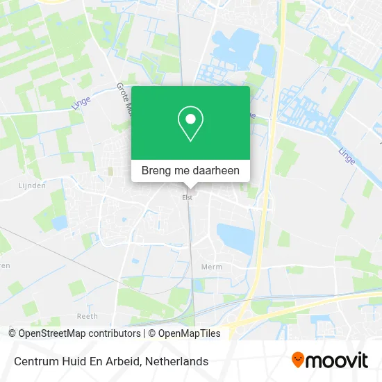 Centrum Huid En Arbeid kaart