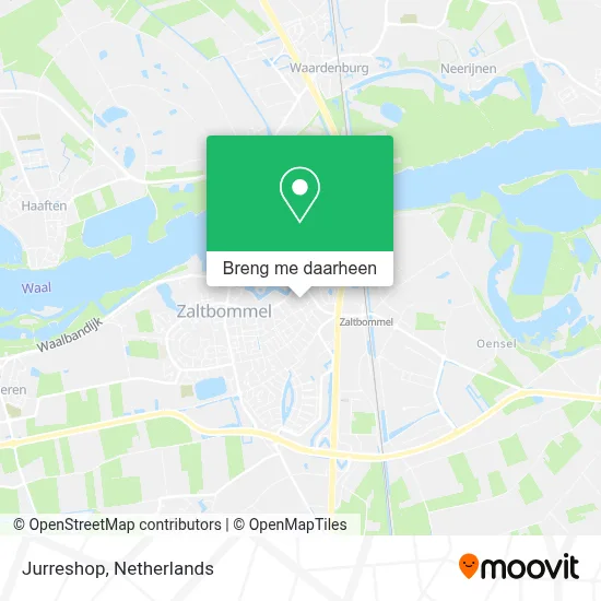 Jurreshop kaart