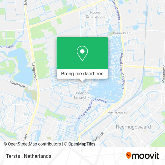 Terstal kaart