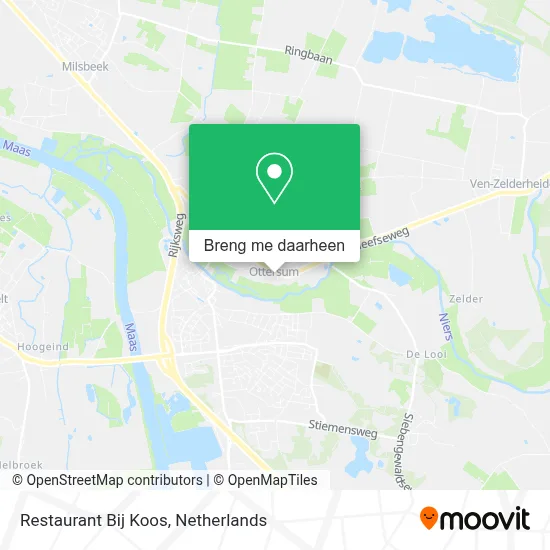 Restaurant Bij Koos kaart