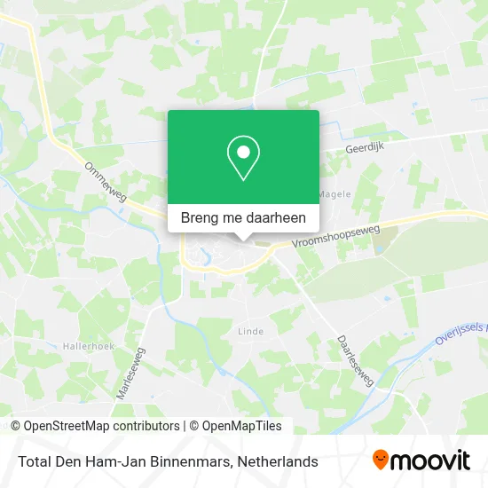 Total Den Ham-Jan Binnenmars kaart
