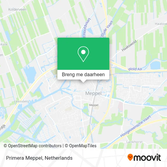 Primera Meppel kaart