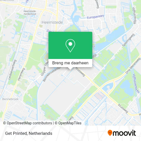 Get Printed kaart