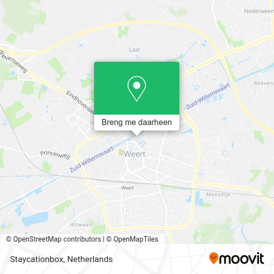 Staycationbox kaart