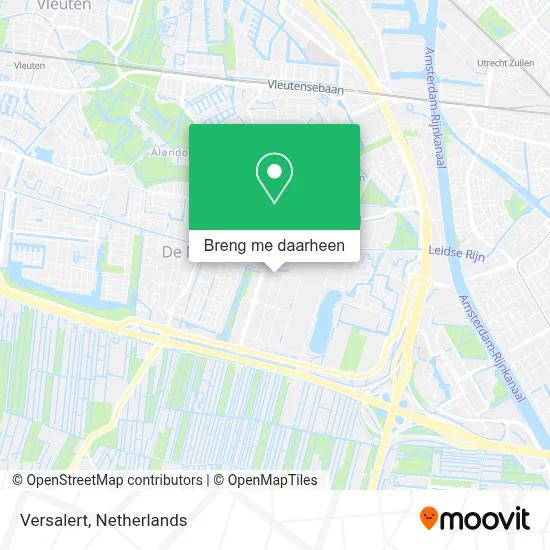 Versalert kaart