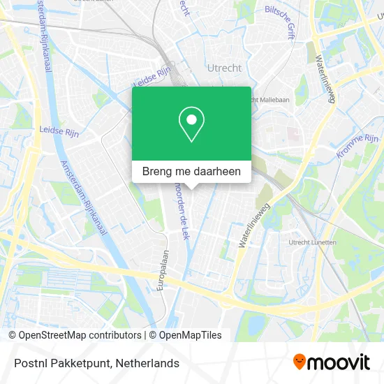 Postnl Pakketpunt kaart
