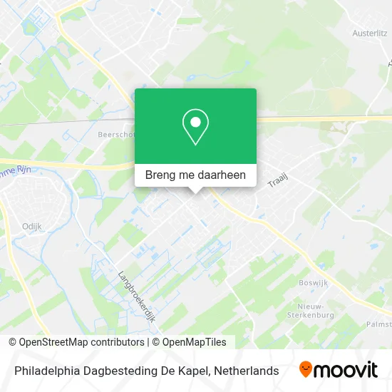 Philadelphia Dagbesteding De Kapel kaart