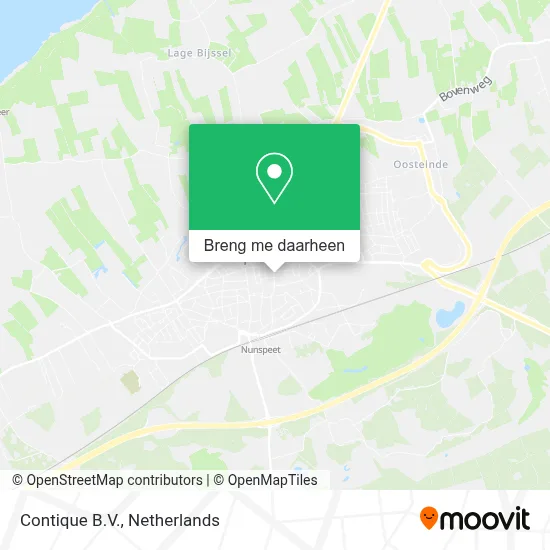 Contique B.V. kaart