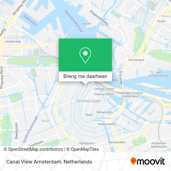 Canal View Amsterdam kaart