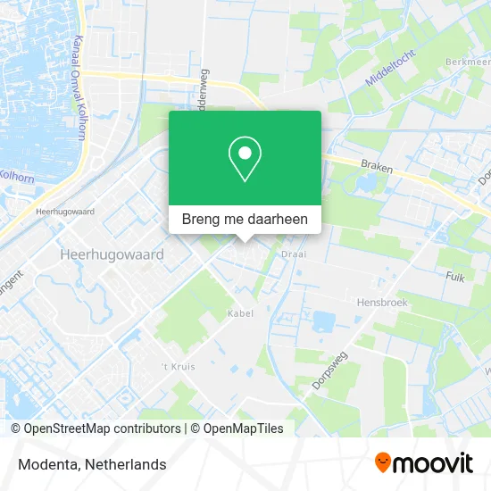 Modenta kaart