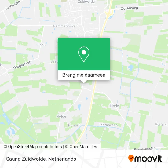 Sauna Zuidwolde kaart