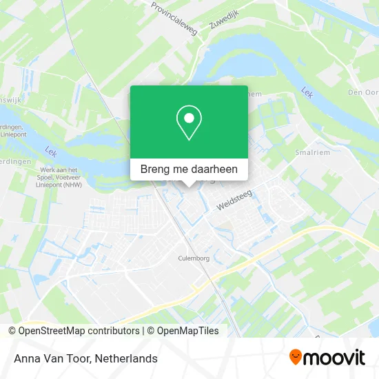 Anna Van Toor kaart