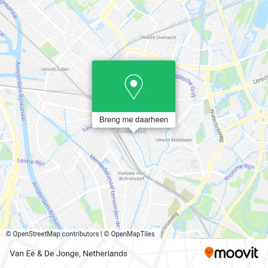 Van Ee & De Jonge kaart