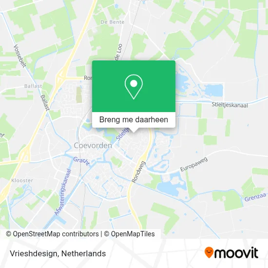 Vrieshdesign kaart