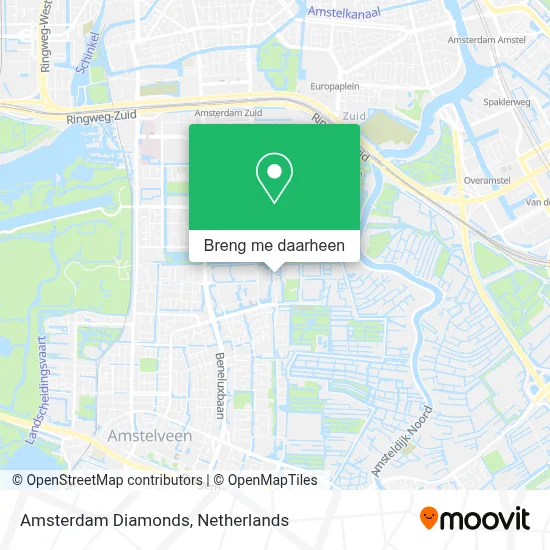 Amsterdam Diamonds kaart