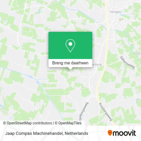 Jaap Compas Machinehandel kaart