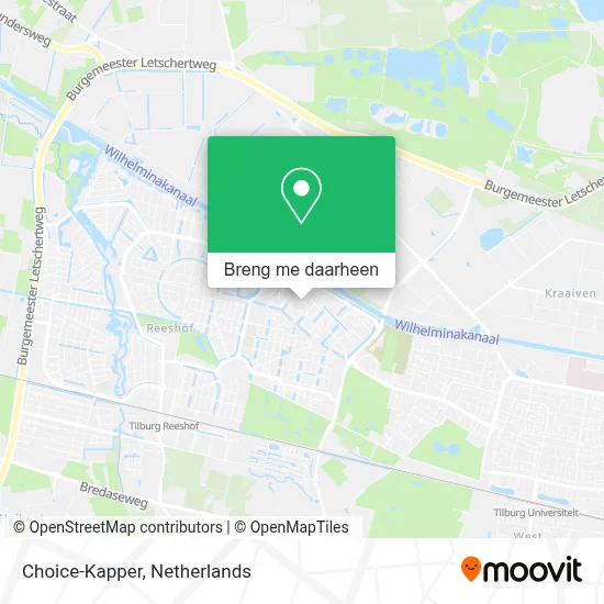 Choice-Kapper kaart