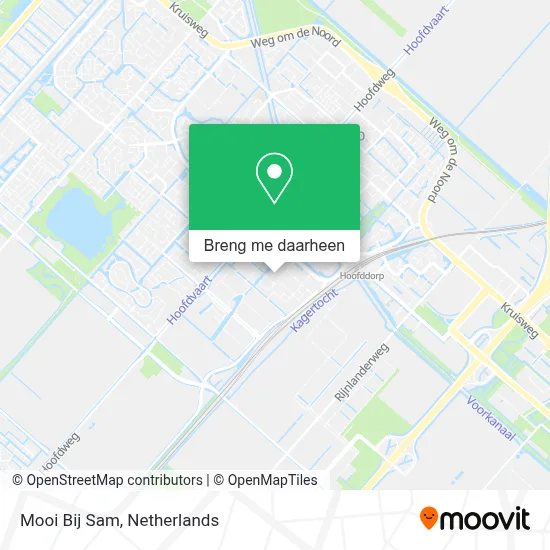 Mooi Bij Sam kaart