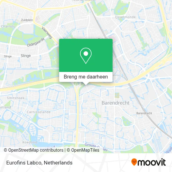Eurofins Labco kaart