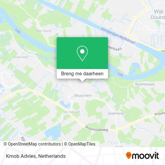 Kmob Advies kaart