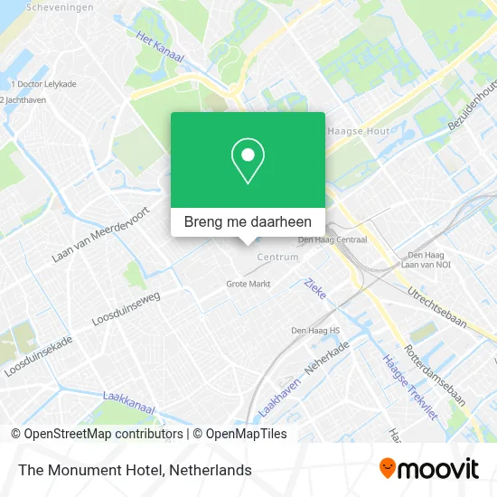 The Monument Hotel kaart