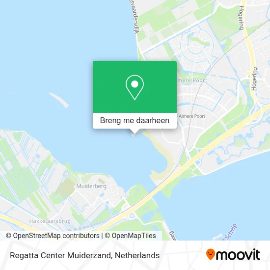 Regatta Center Muiderzand kaart