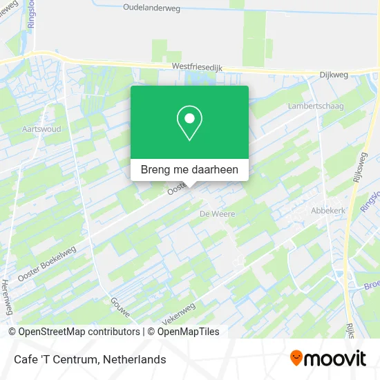 Cafe 'T Centrum kaart