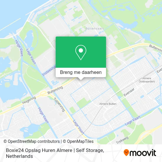 Boxie24 Opslag Huren Almere | Self Storage kaart