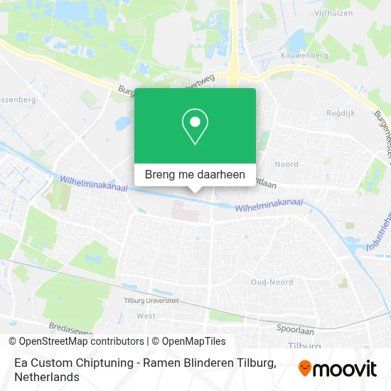 Ea Custom Chiptuning - Ramen Blinderen Tilburg kaart