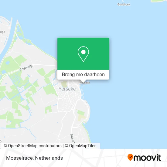 Mosselrace kaart
