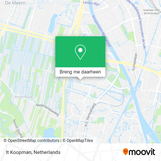 It Koopman kaart