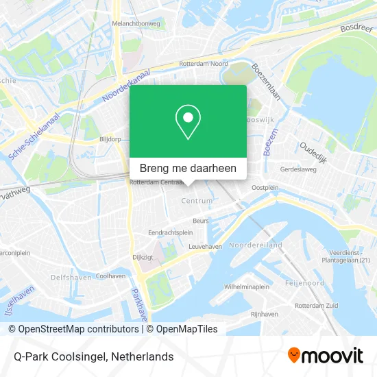 Q-Park Coolsingel kaart