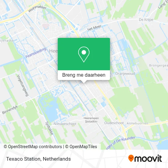 Texaco Station kaart