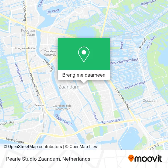 Pearle Studio Zaandam kaart