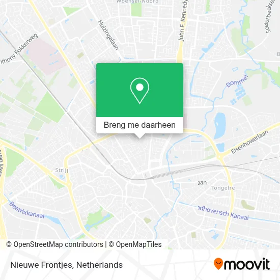 Nieuwe Frontjes kaart