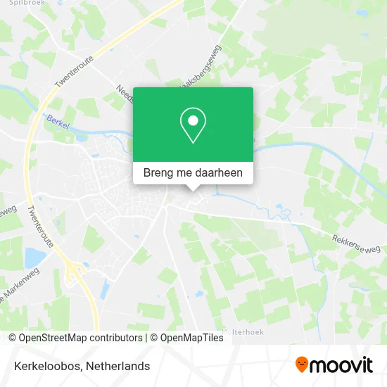 Kerkeloobos kaart
