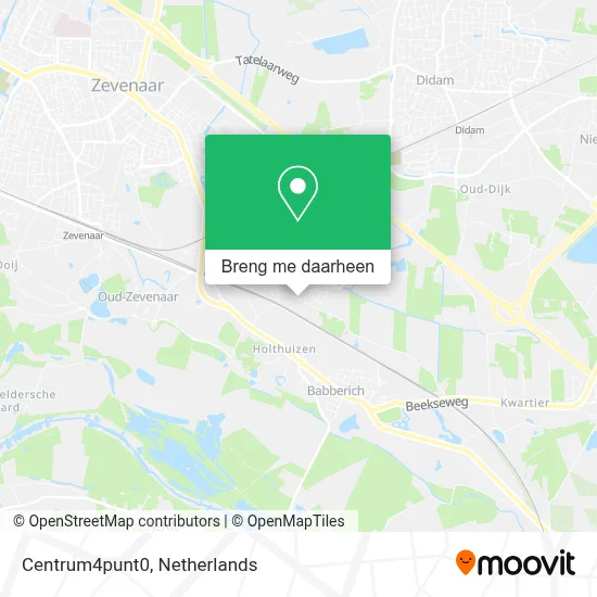 Centrum4punt0 kaart