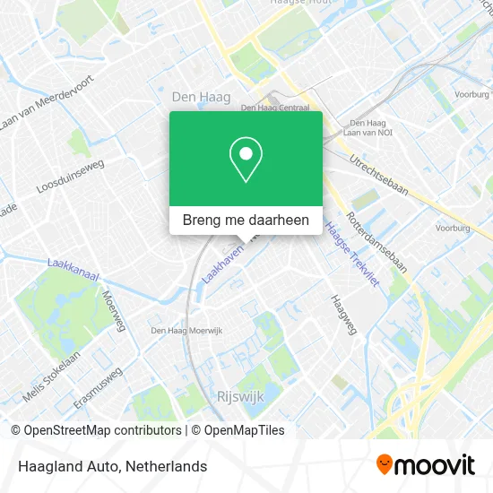 Haagland Auto kaart