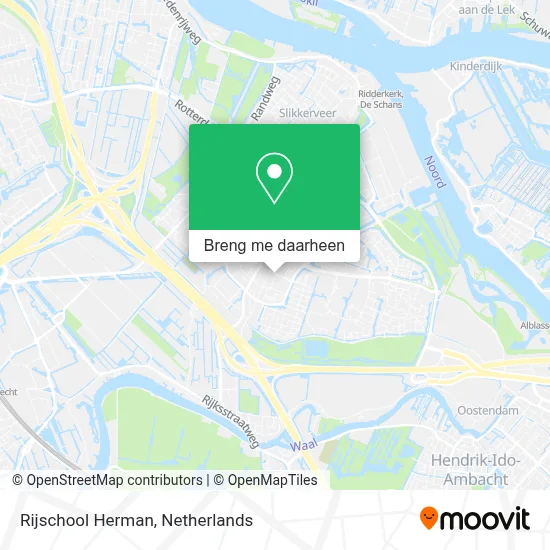 Rijschool Herman kaart